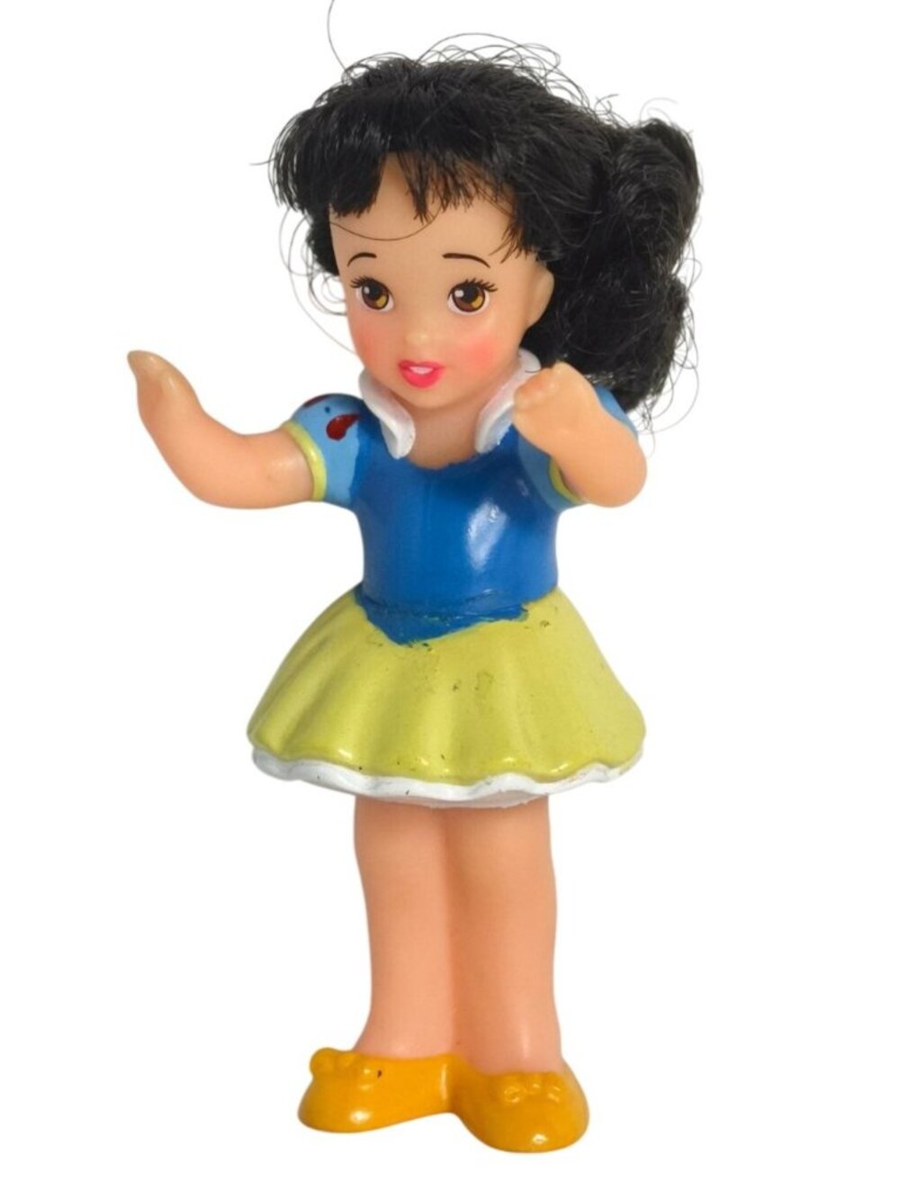 2002 Disney Snow White My First Princess Toddler Doll Mini Real Hair Classic Vtg